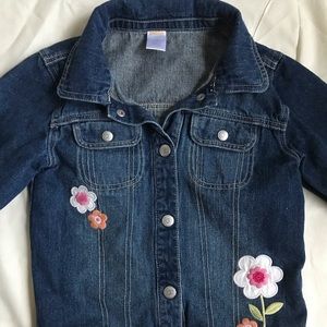 Gymboree embroidered denim jacket